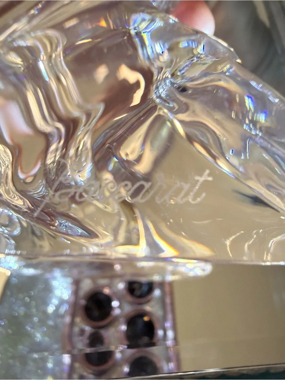 Baccarat Clear Crystal Angel Figurine Set